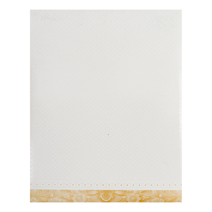 White Ganesha Balaji Wedding Card-KNJS2085Y