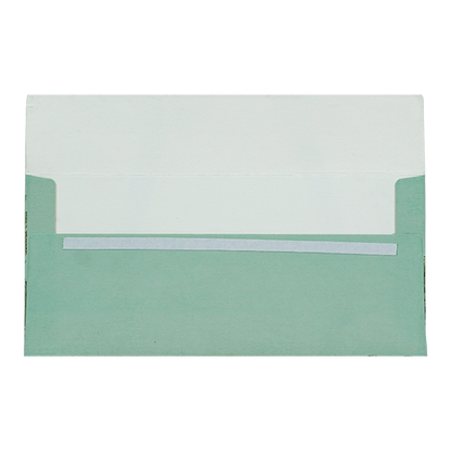 Green Tropical Jharokha Money Envelope - KRCE4820