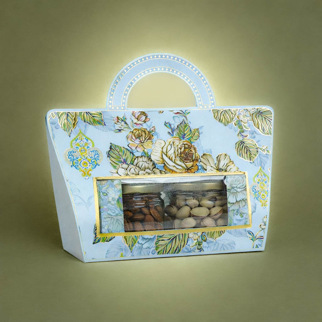 Blue Floral Return Gift Hamper-GNBT9414