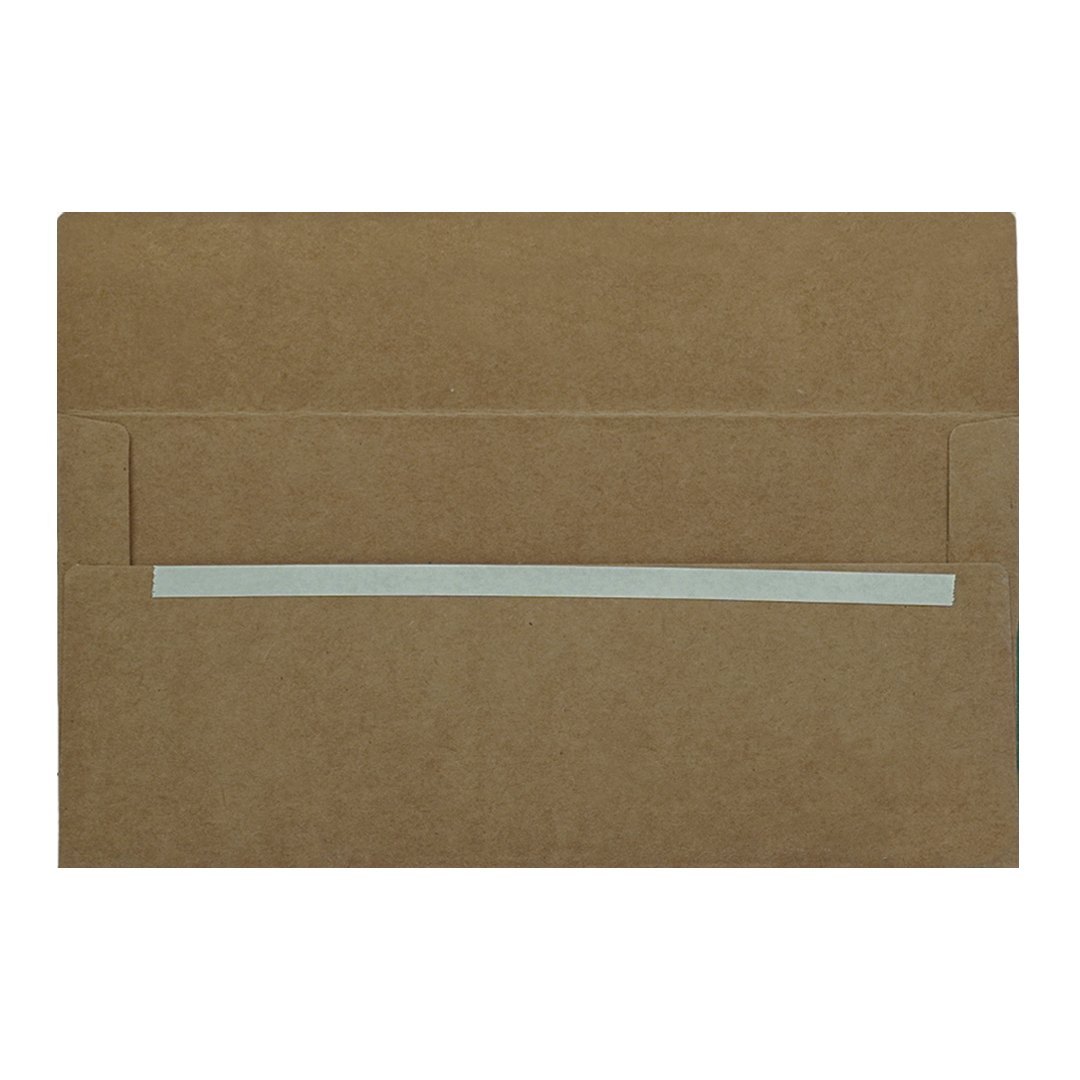 Brown Elegant Leaf Money Envelope - KRCE2010
