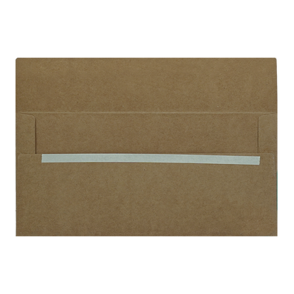 Brown Elegant Leaf Money Envelope - KRCE2010