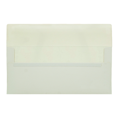 White Floral Textured Money Envelope - KRCE4560