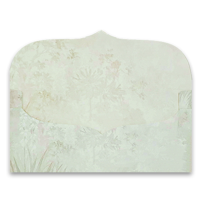 Green Floral Jharokha Money Envelope - KRCE7020