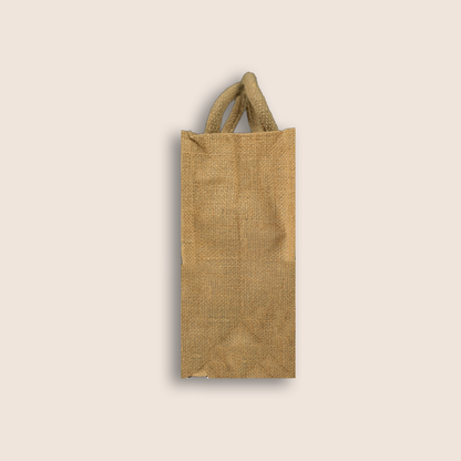Beige Jute Treats &amp; Delights Gift Bag - KLGH0070