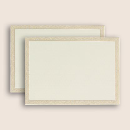 White Royal Baraat Door Style Wedding Card - KAA05420