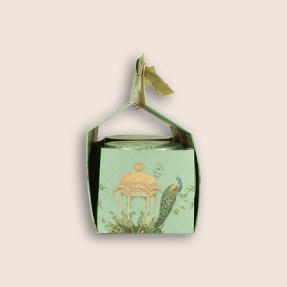 Green Peacock Palace Return Gift Hamper-GNBT9503