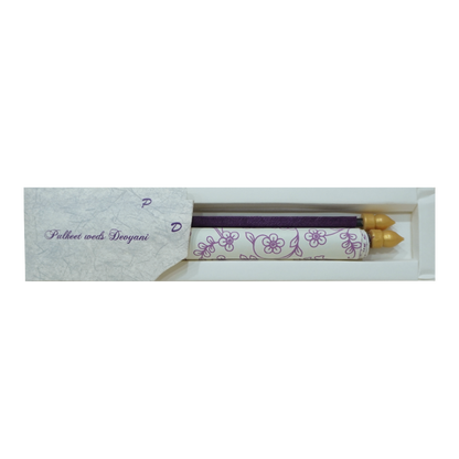 Purple Scroll Wedding Card Box Set - KJTS1848