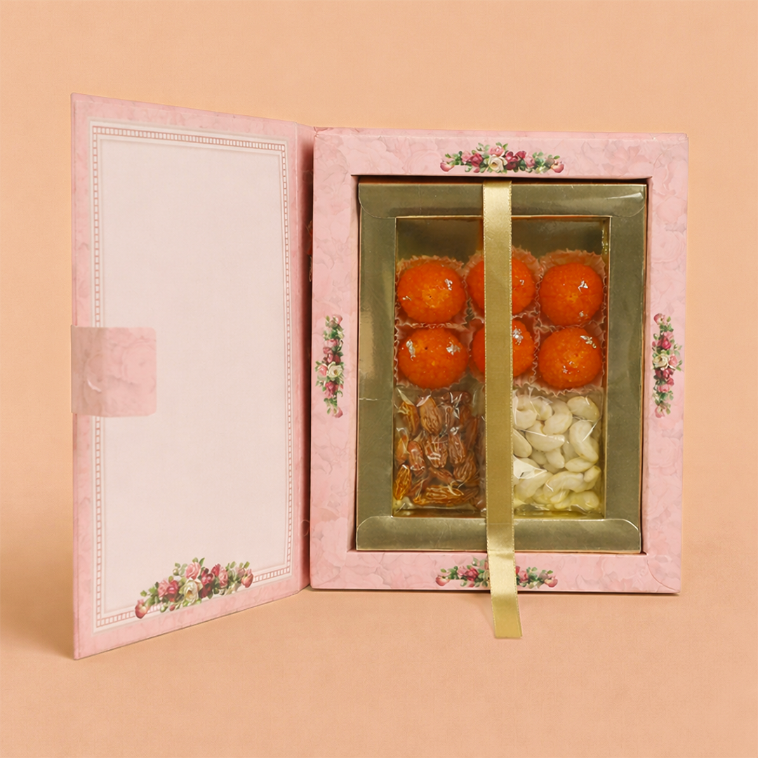 Pink Floral Premium Box-KNK7902P