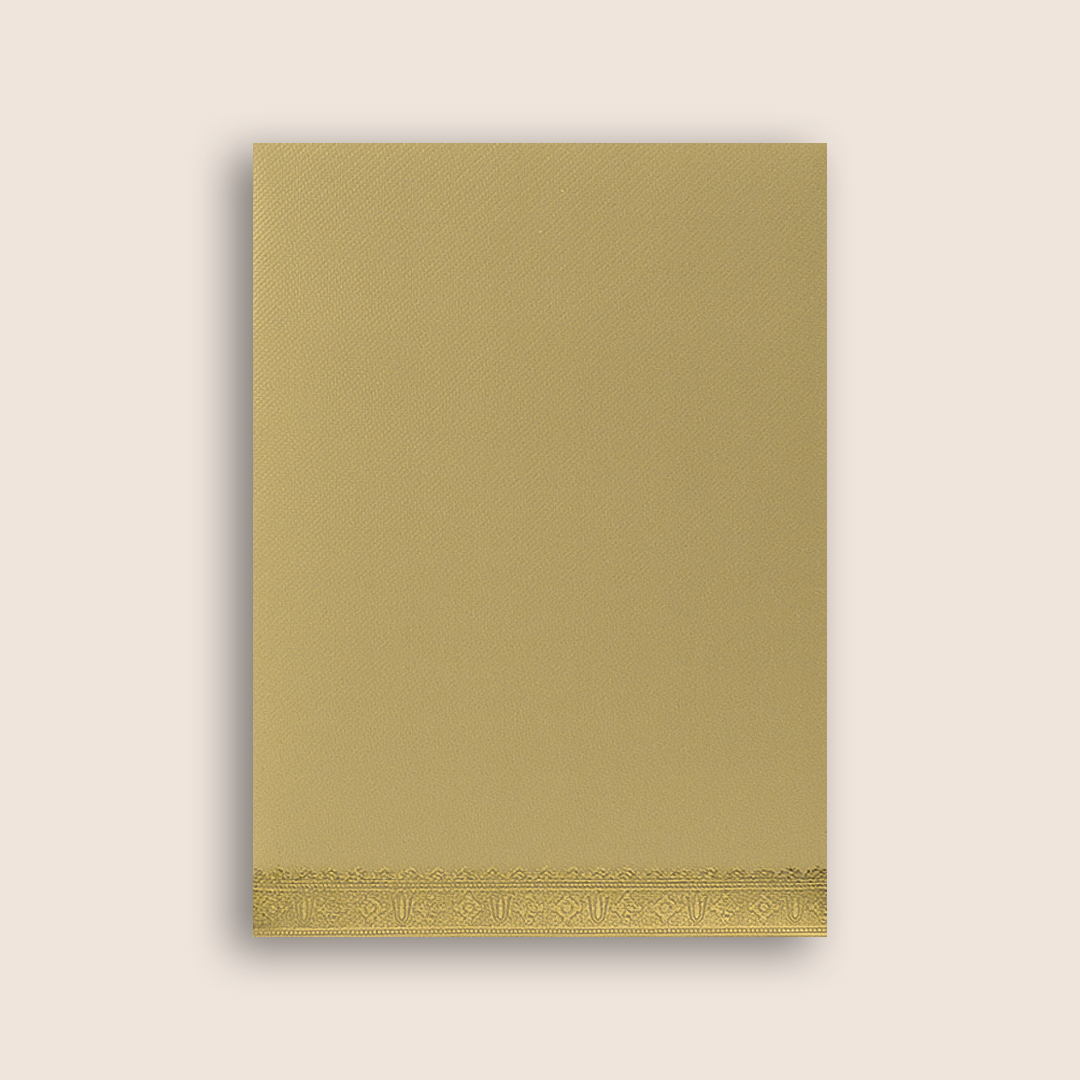 Gold Balaji Padmavathi Invitation Card-KNKTG022