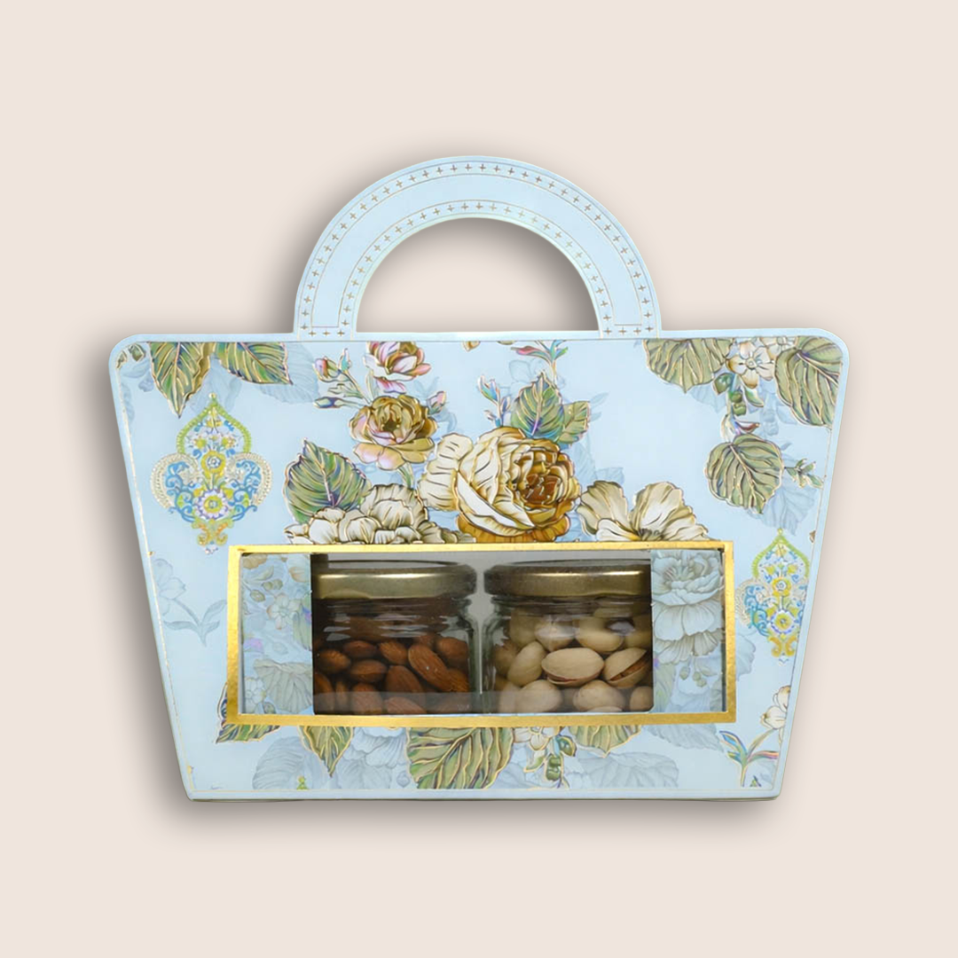 Blue Floral Return Gift Hamper-GNBT9414