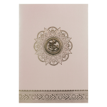 Pink Simple Wedding Card-KNKTPL026