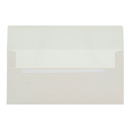 White Peacock Feather Money Envelope - KRCE2550
