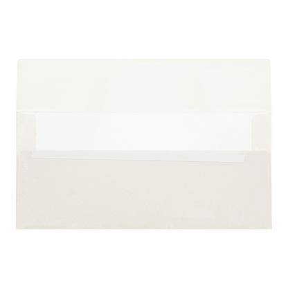 White Gold Peacock Money Envelope - KRCE2660