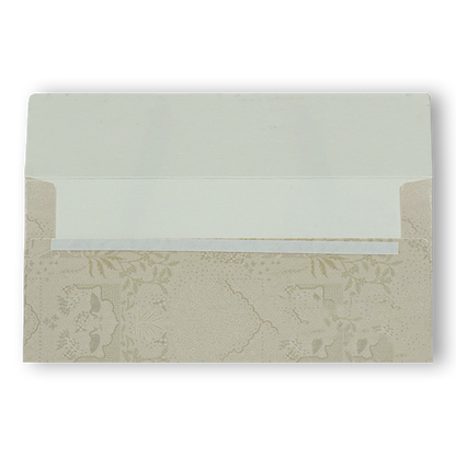 Cream Peacock Tree Money Envelope - KRCE5210