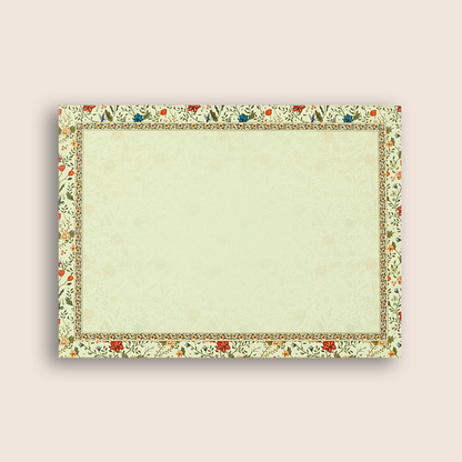 White Floral Colourfull Padded Wedding Card - KAA05470