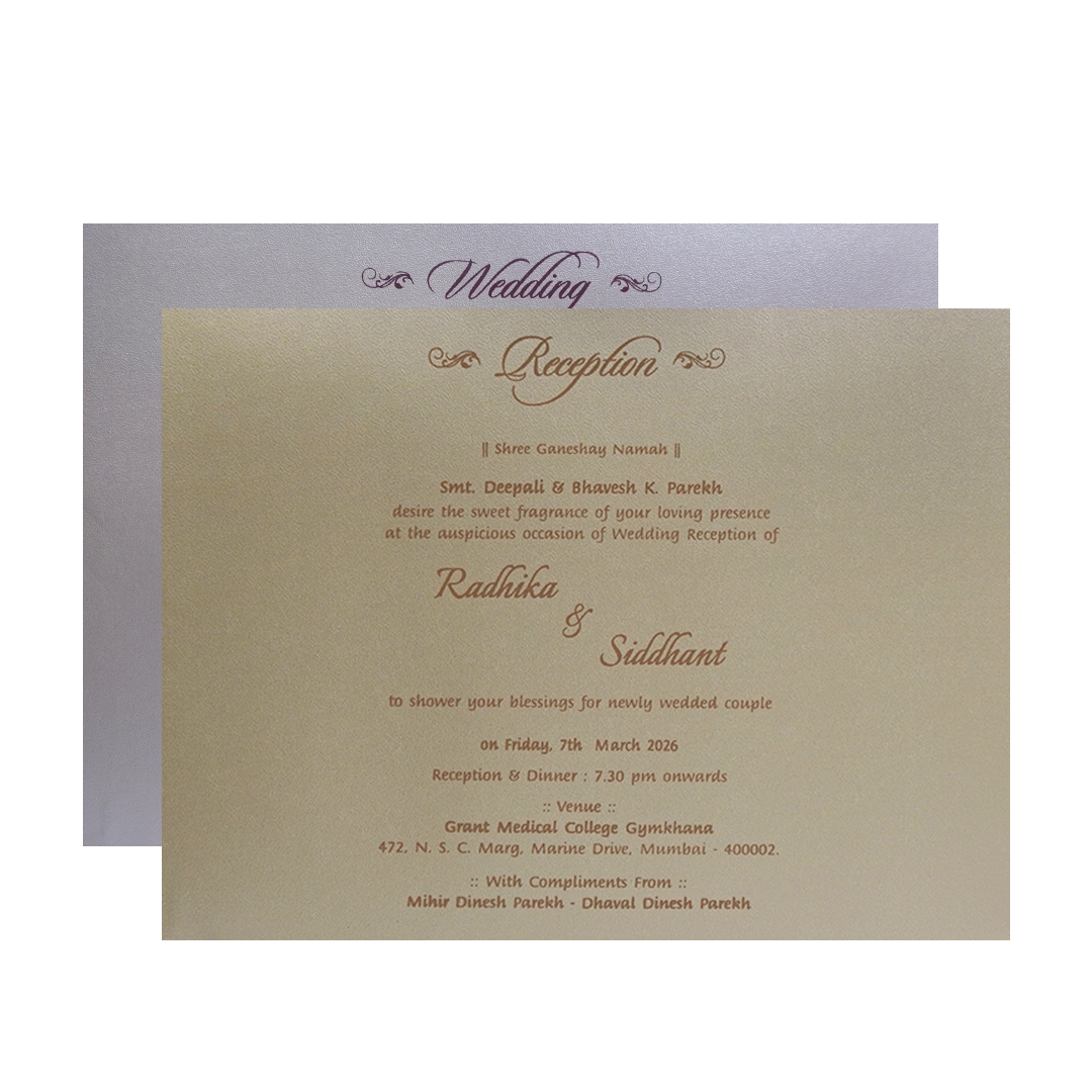 Blue-Gold-Floral-Padded-Wedding-Card -KMMWD1133