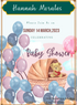 Colorful Teddy Bear Baby Shower-AABSW004