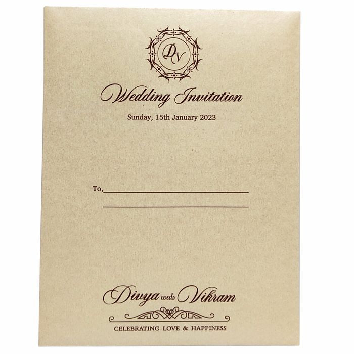 Pink Premium Floral Tracing Sheet Card In Offset Print-KNCY6071-King of Cards