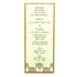 Brown Padded Single Sheet Invitation-King of Cards