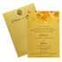 Gold Single Sheet Invitation Card-King of Cards