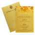 Gold Single Sheet Invitation Card-King of Cards