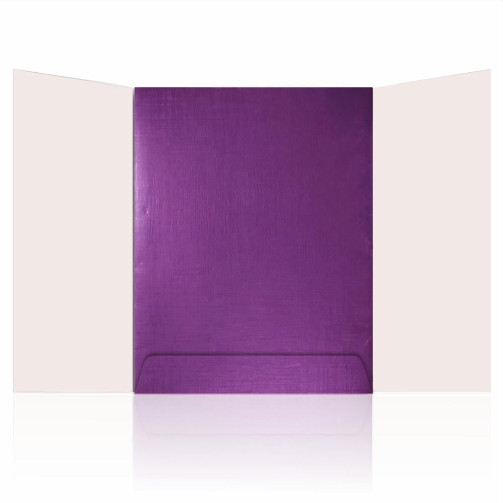 Violet Door Type Die Cut Invitation-KNCM27VM