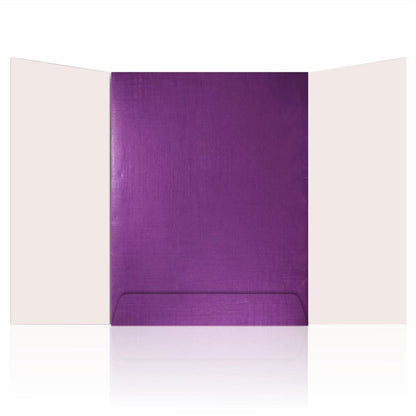 Violet Door Type Die Cut Invitation-KNCM27VM
