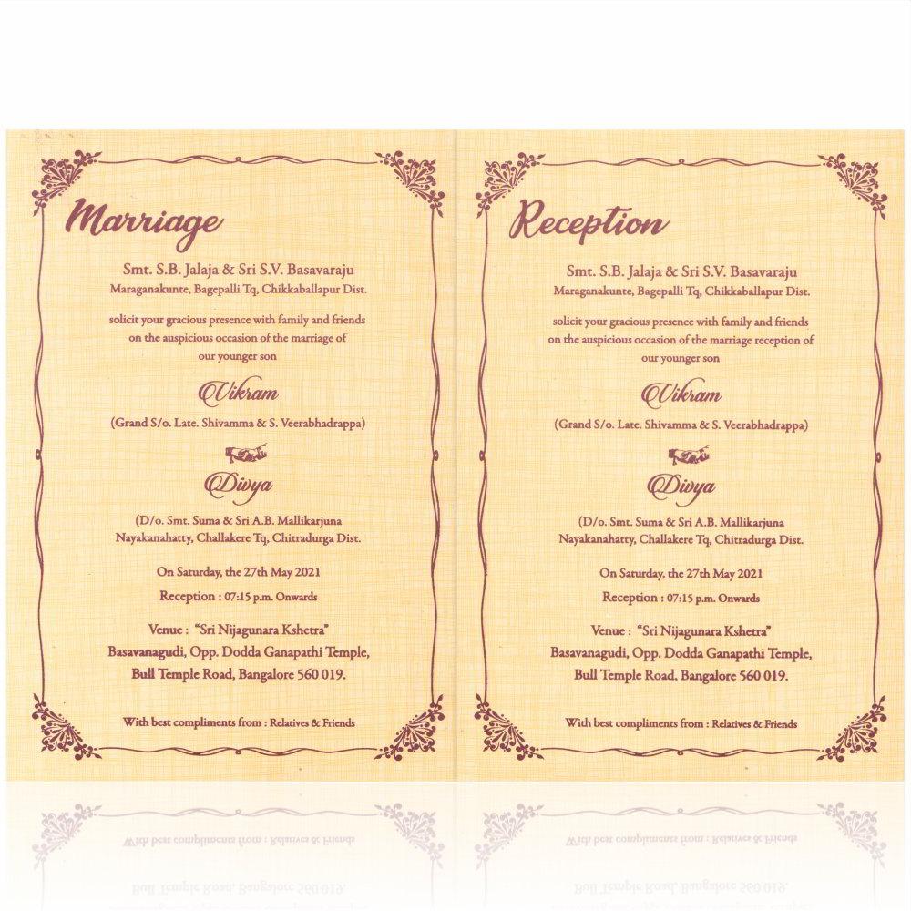 Blue Metallic Floral Print And Ganesha With Gold Foiling-KNCM819B