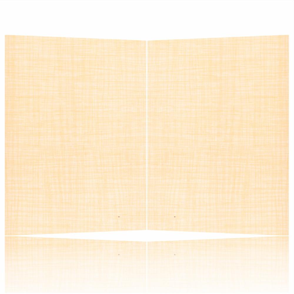 Orange Classic Paper Print Peacock Print And Ganesha Sticker Wedding Invitation Card-KNCP812O