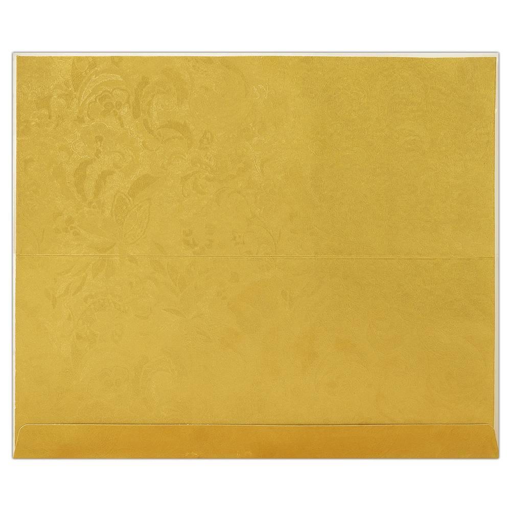 Gold Personal Invitation Card