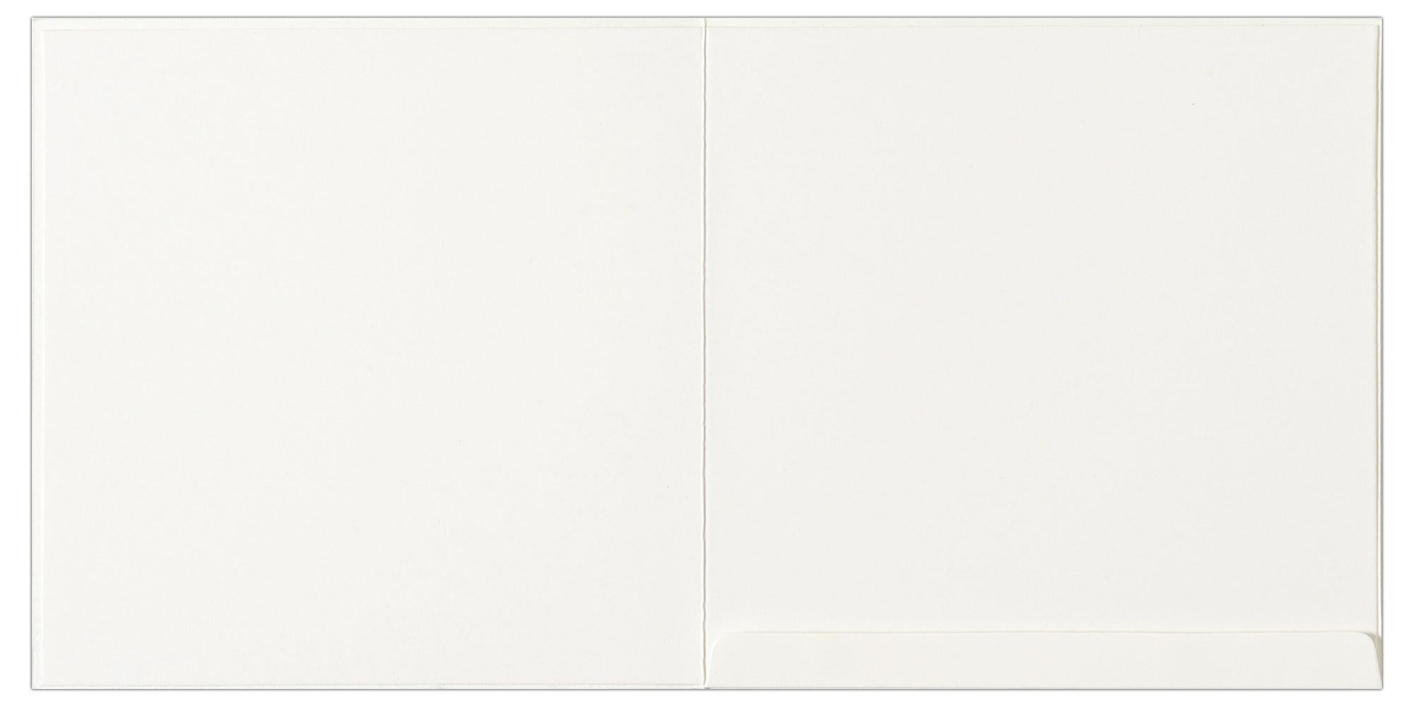 Invitation Card - Elegant White and Pale Blue Wedding Invite-KNK1210