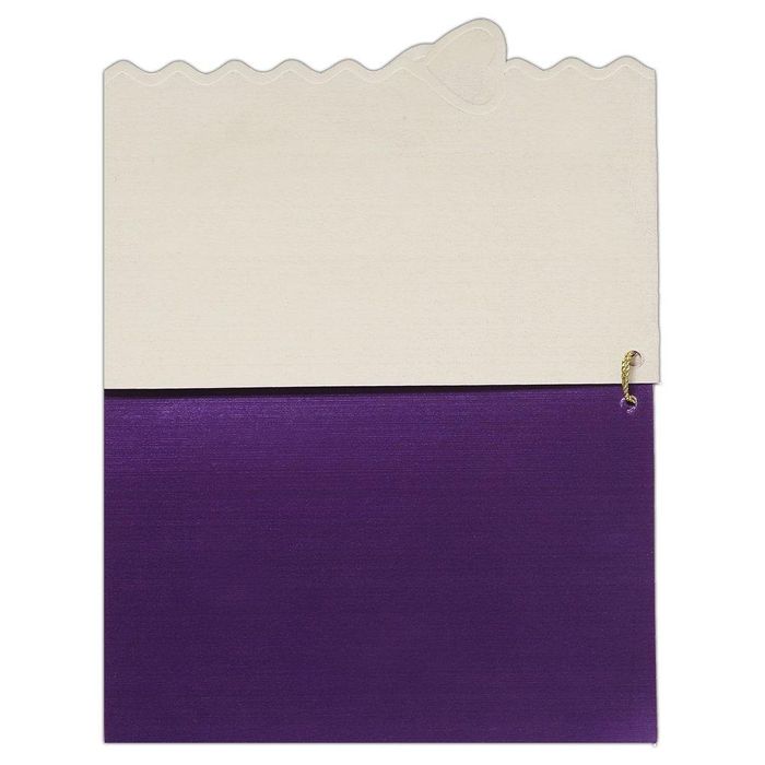 Invitation Card - Double Heart Shaped Wedding Invitation-KNK1365-King of Cards