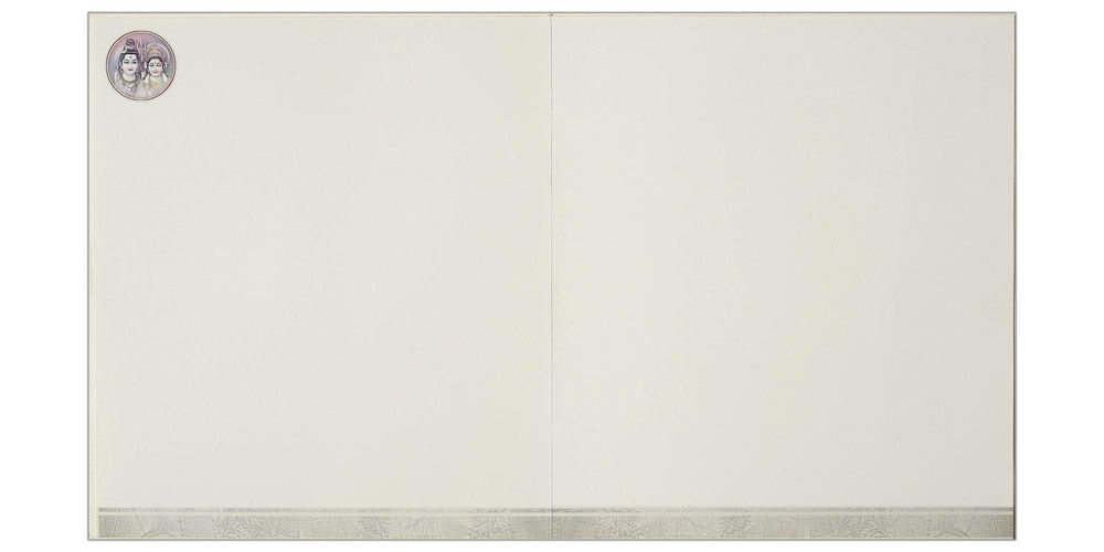 Siva Parvathi Design Marriage Invitation Card-King of Cards