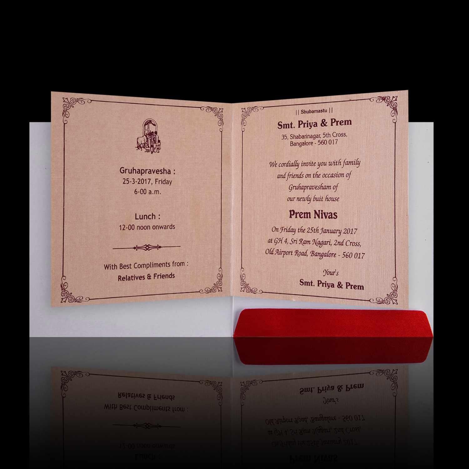 Invitation Card - KNK1640