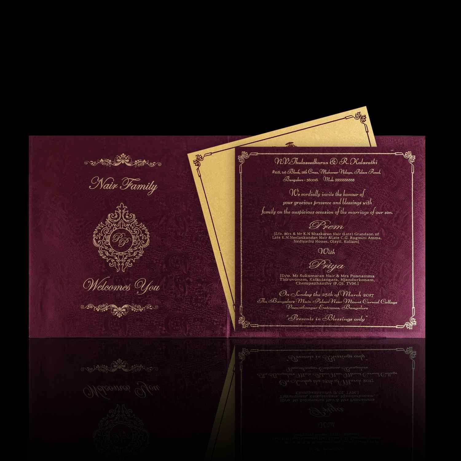 Invitation Card - KNK1821