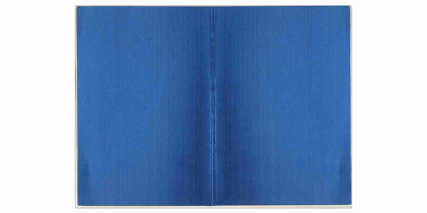 Invitation Card - Small Metallic Blue Wedding Card-KNK1878