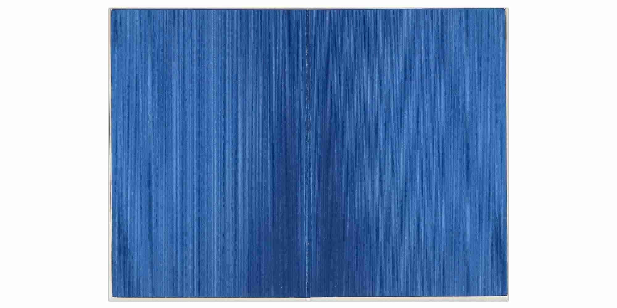 Invitation Card - Small Metallic Blue Wedding Card-KNK1878