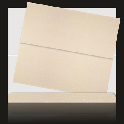 Cream Ganesha Invitation Card