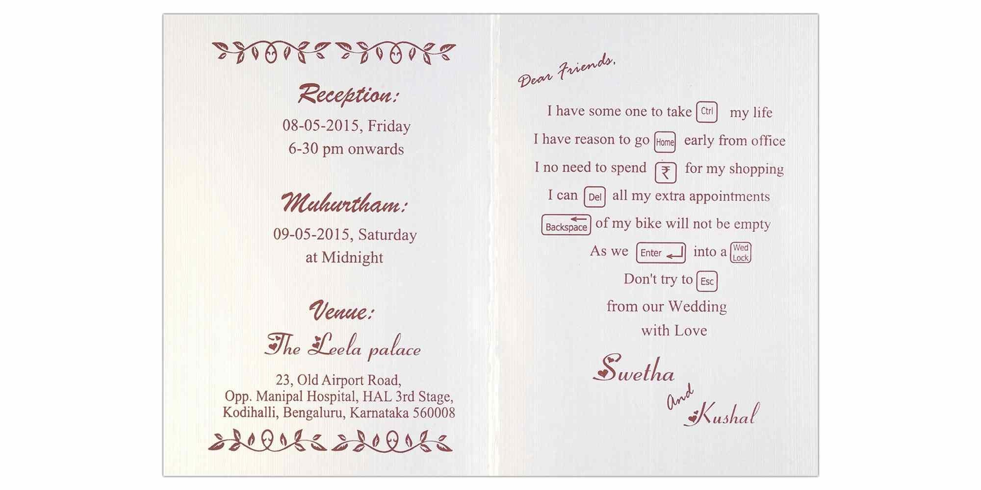 Invitation Card - Delightful Floral Hindu Ganesha Card in Purple-KNK2606