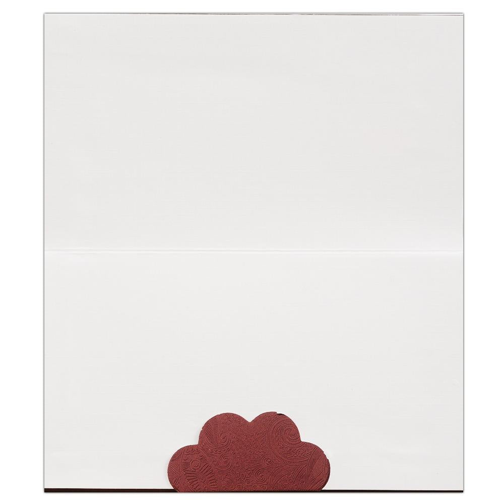 Invitation Card - Evergreen Maroon Personal Wedding Card-KNK2711
