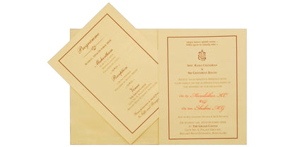 Red HinduInvitation Card