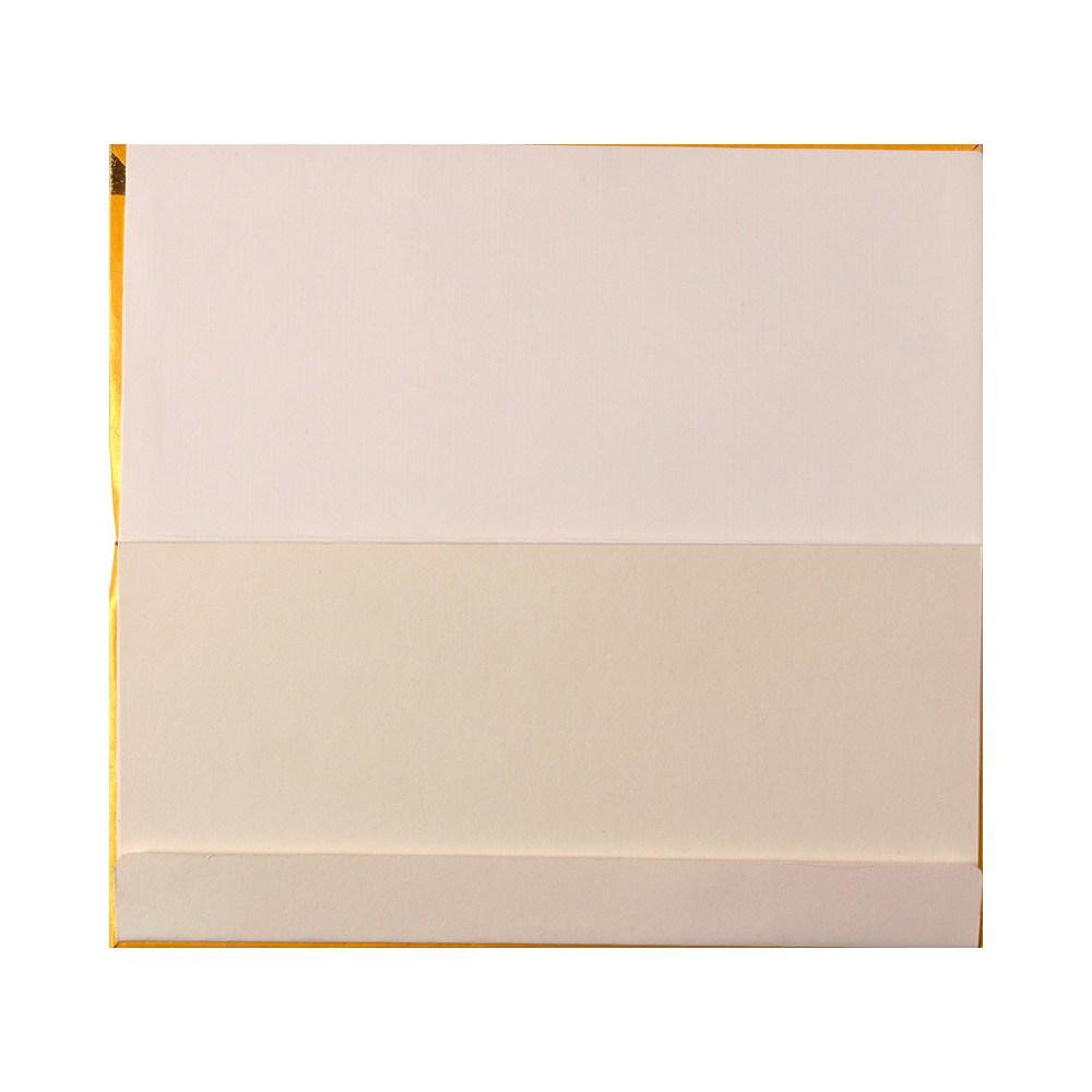 Invitation Card - Golden Glitter Invitation Card-KNK2864