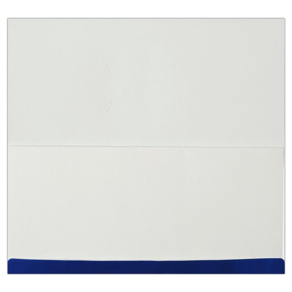 Blue Ganesha Invitation Card-KNK2957