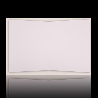 Pristine White Shading With Floral Theme Ganesha Wedding Card - KNK30330
