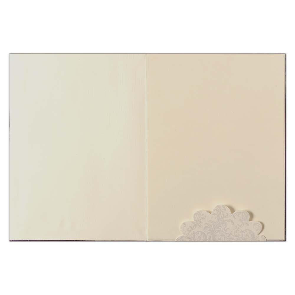 Invitation Card - Grand Purple Akshata Invitation Card-KNK3171