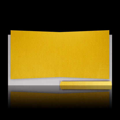 Yellow Metallic Wedding Invitation Card-KNK3292