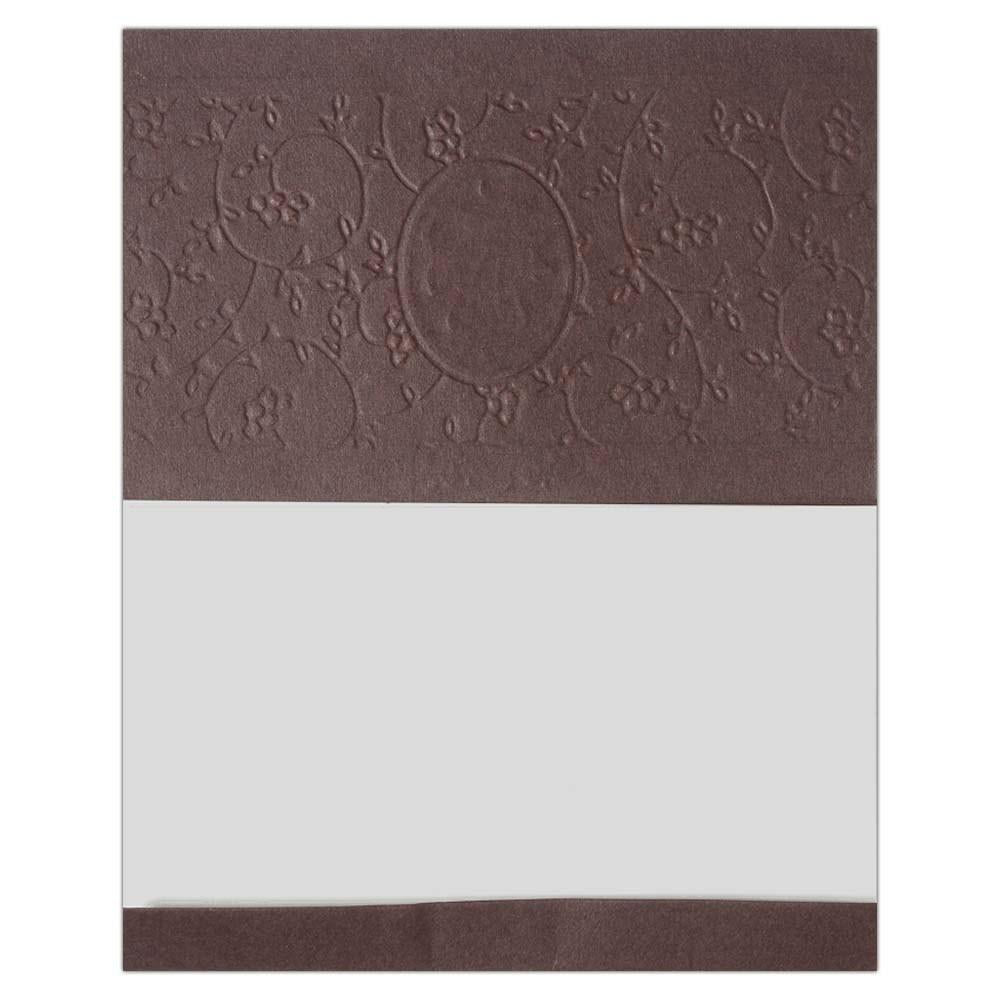 Invitation Card - Devout Golden Ganesh Designer Card-KNK3387