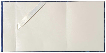 Pleasant  Floral Blue Shading With Wedding Invitation Card -KNK3517