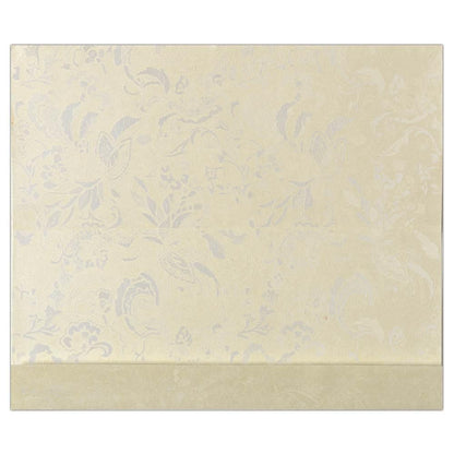 Beige Floral Ganesha Wedding Invitation Card