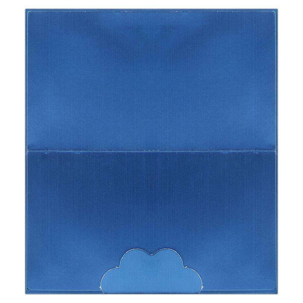Invitation Card - Blue Personal Indian Wedding Card-KNK3814
